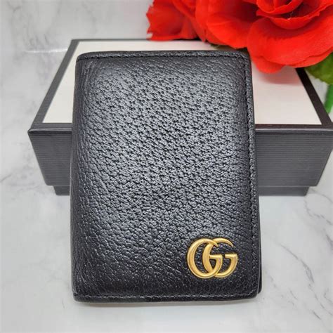 gucci マーモント カードケース|Gucci 〔GGマーモント〕 レザー カードケース（名刺入れ）.